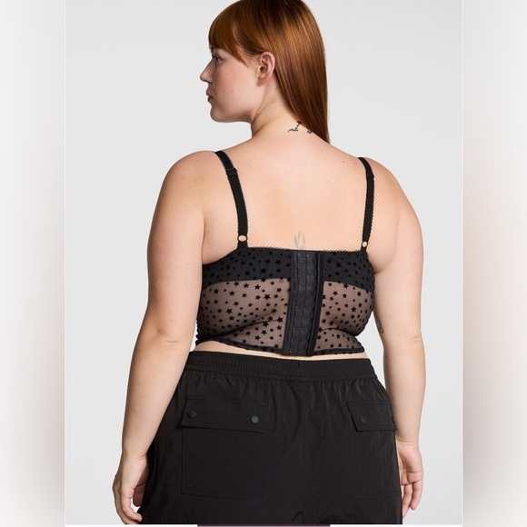 VS PINK WINK UNLINED BALCONETTE CORSET TOP - Picture 2 of 7